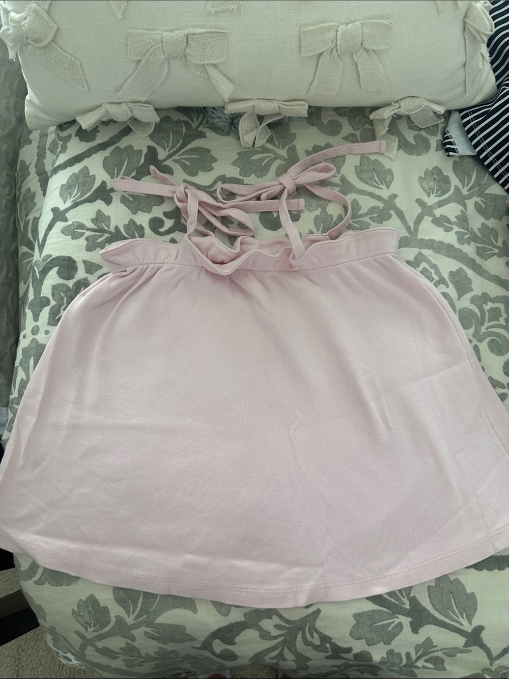 The Beaufort Bonnet Company Light Pink Girls tie Top